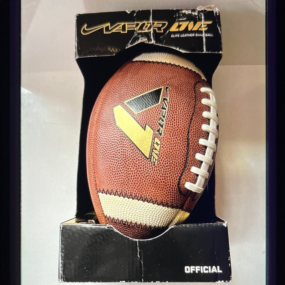 2014 RARE Nike Vapor One NFHS By Ryan Schroeder Regulation Size Football - NIB